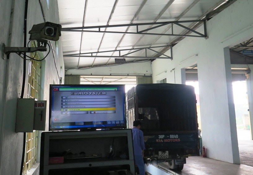Camera giám sát kiểm định phải kết nối trực tuyến với hệ thống máy giám sát của Cục Đăng kiểm VN